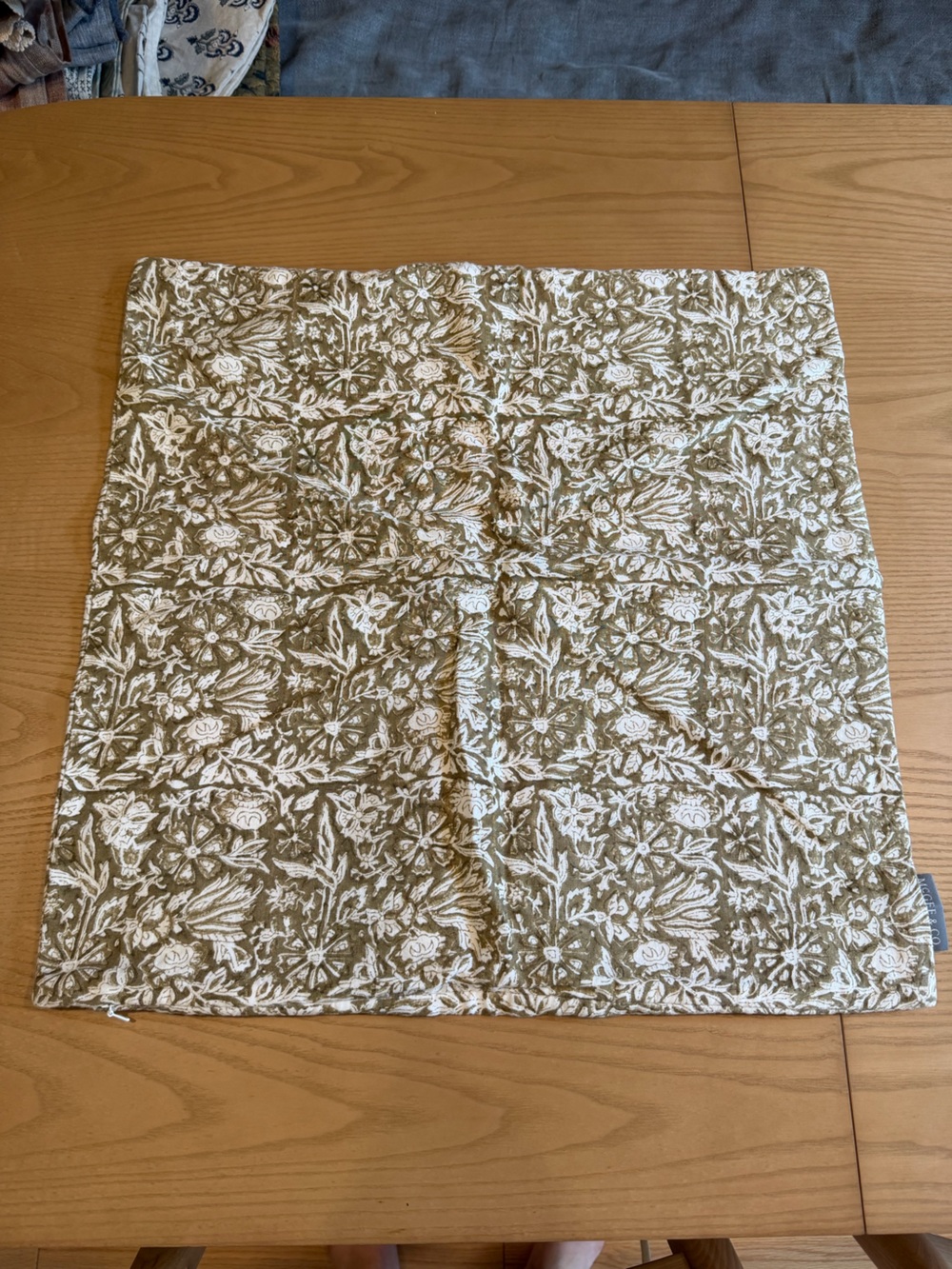 McGee & Co Jentry Block Print Pillow